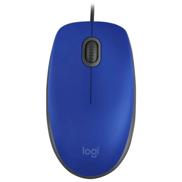 Mouse Alambrico M110 Silent Logitech Optico Azul