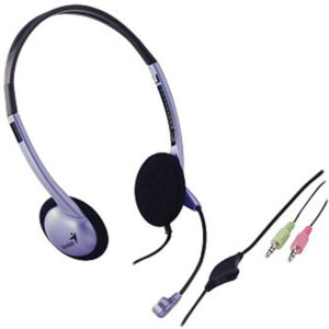 Auriculares De Diadema Alambricos Genius Hs 02B 2Plug 20Hz