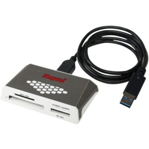 Lector de Tarjeta USB 3.0 FCR-HS4 - Plateado