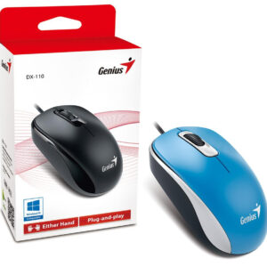 Mouse Optico Genius Dx-110 1000Dpi Usb Azul