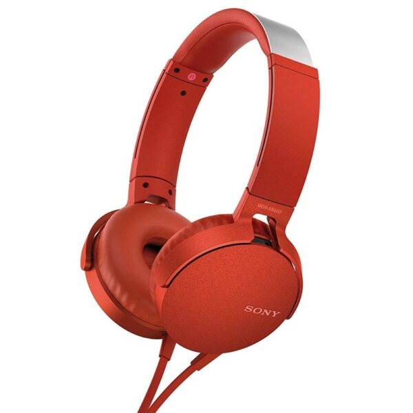Audifonos De Diadema Sony Extra Bass XB550AP Rojo