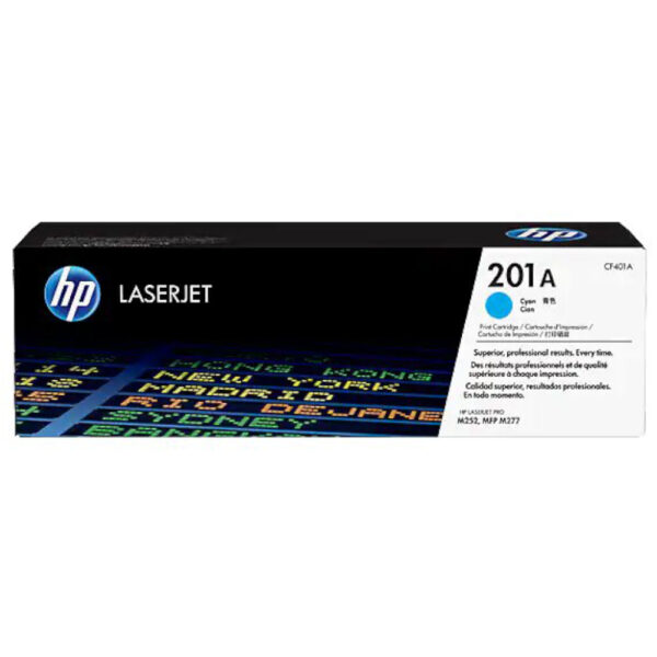Cartucho De Toner Hp Laserjet 201A Cian
