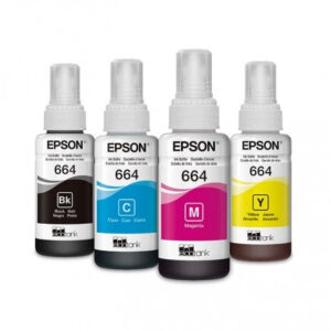 Kit Tinta 4 Colores Epson T664 100% Original