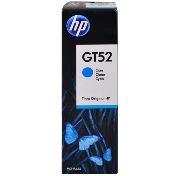 Botella De Tinta Original Hp Gt52 Cyan