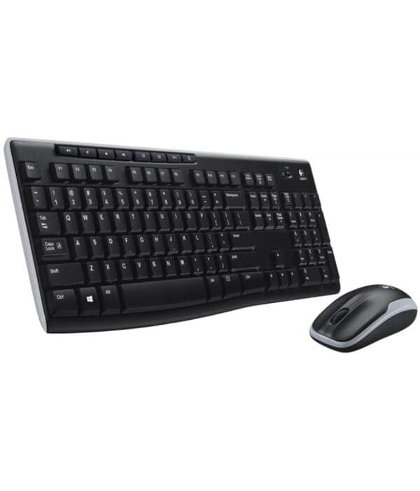 Combo Logitech Wireless Teclado-Mouse Mk270 - Negro