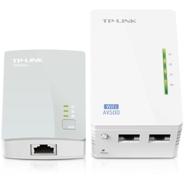 Extensor Tplink Powerline Wifi Tlwpa4220 Kit Av500