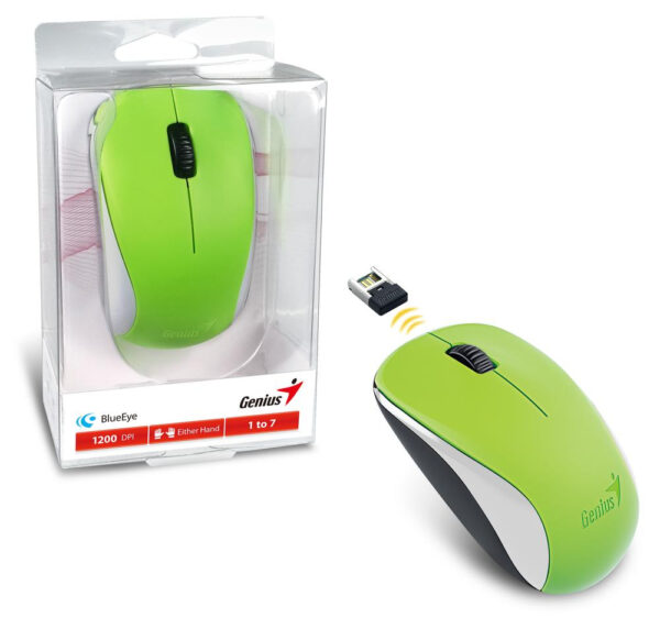 Mouse Inalambrico Genius Nx 7000 1200Dpi Verde
