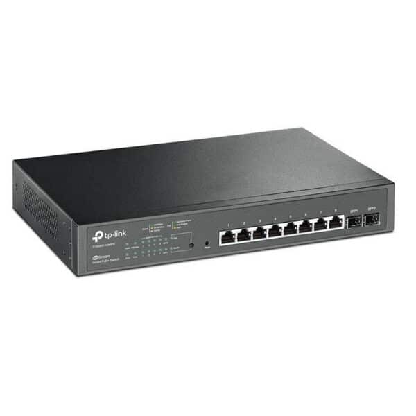 Switch Tp Link T1500G 10Mps Gigabit 8 Puertos 2 Ranuras Sfp