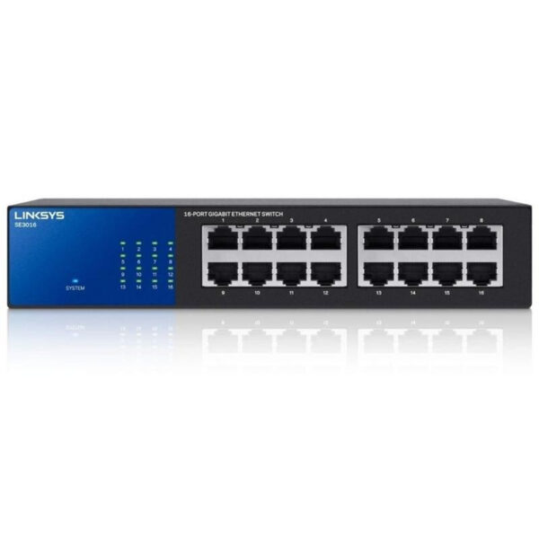 Switch Linksys Se3016 De 16 Puertos Gigabit