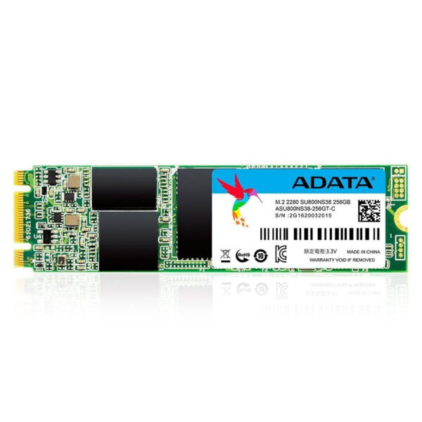 Unidad De Estado Sólido Ssd M.2 Adata Su800 256Gb Sata Iii Modelo: Asu800Ns38-256Gt-C
