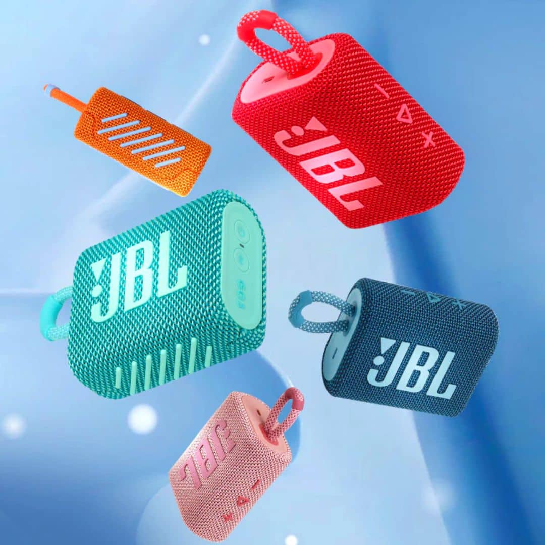 JBL Go 3: Altavoz portátil con Bluetooth, batería integrada, Resistente al  Agua y al Polvo - Verde Azulado JBL GO 3